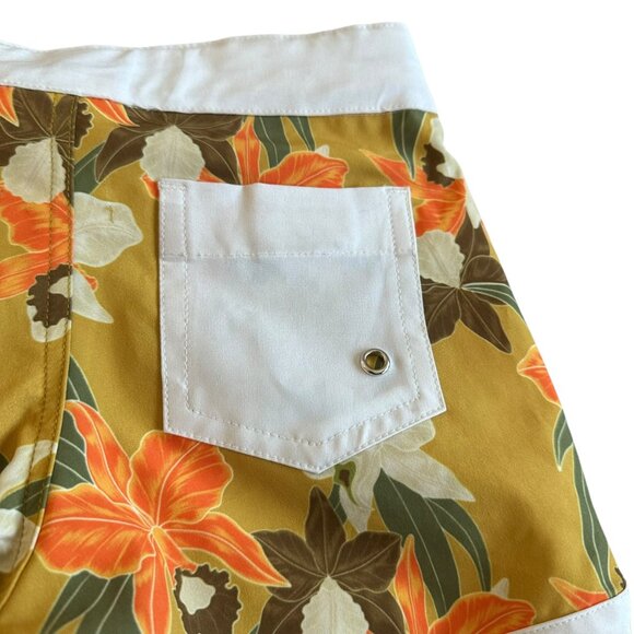 Acacia Swimwear Swim Shorts Board Beach Tropical Floral Hawaiian Size Small Boys - Picture 6 of 10
